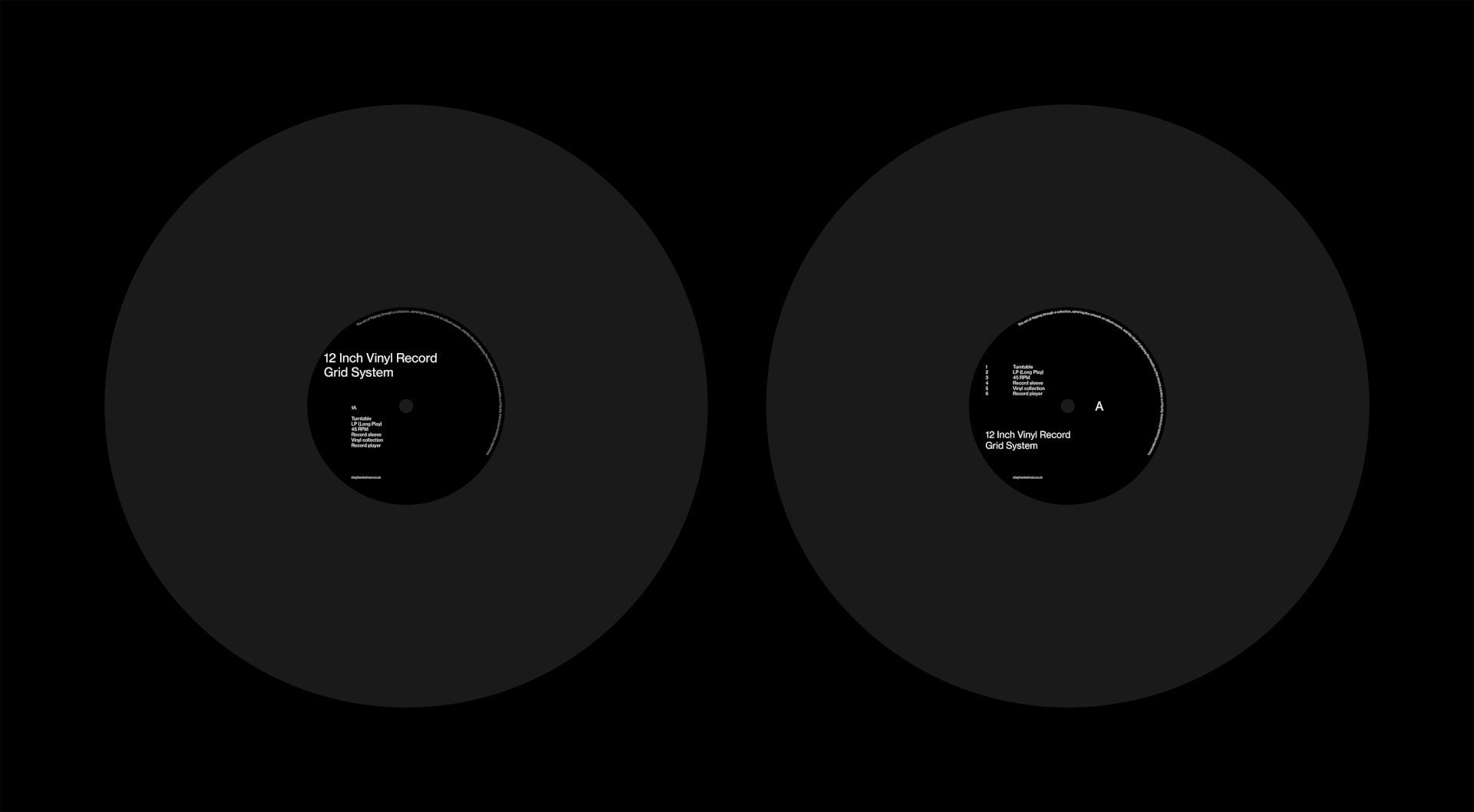 Example of label artwork showcasing clean typography and balanced layout.