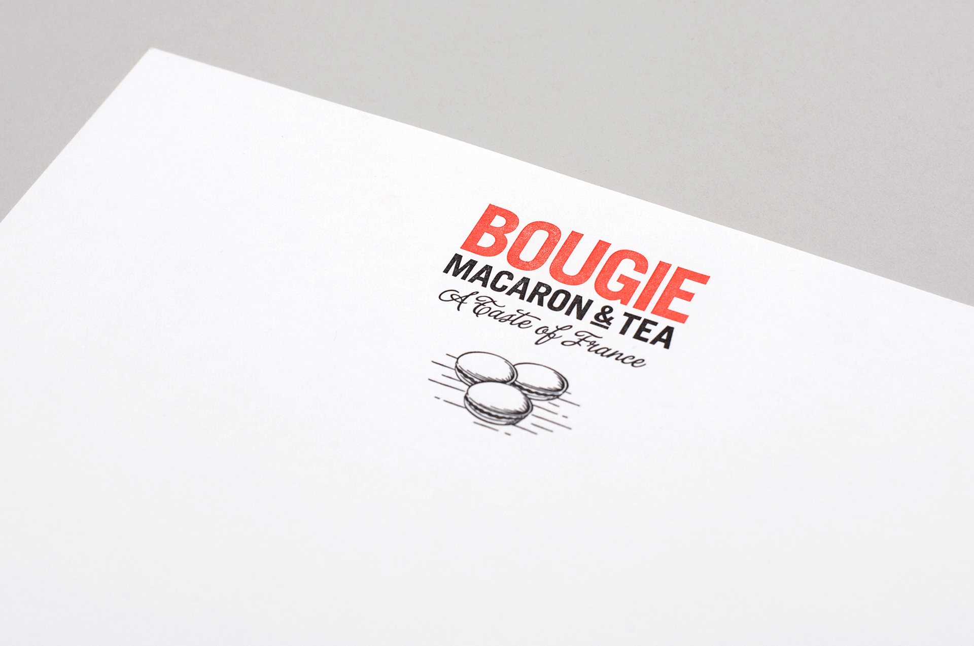 Bougie Macaron & Téa stationery 1