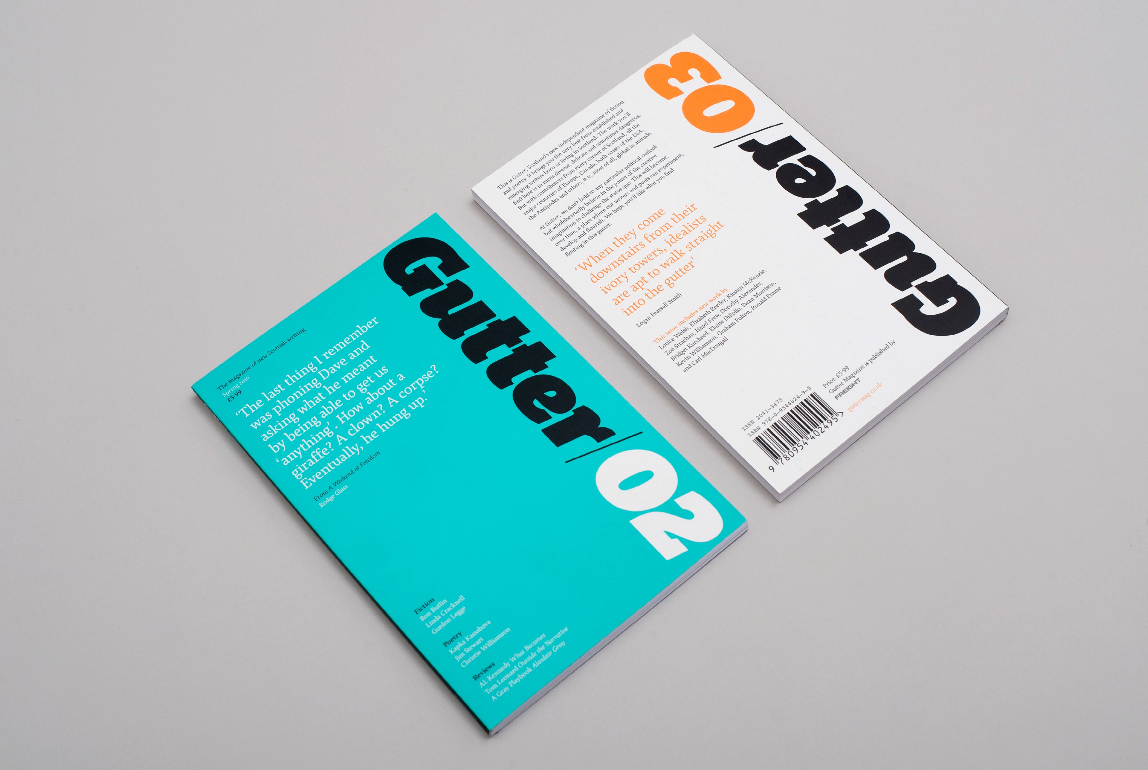 Gutter magazine photography – front and back covers