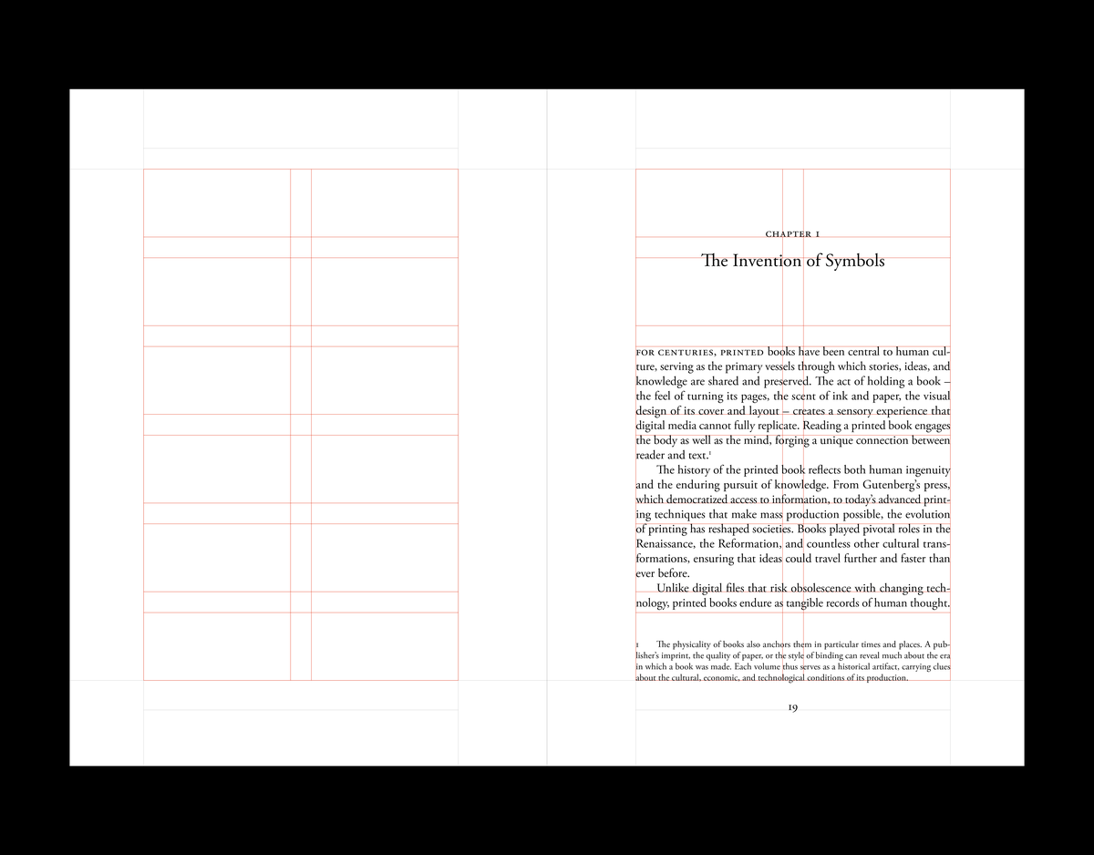 A5 Book Grid System for InDesign