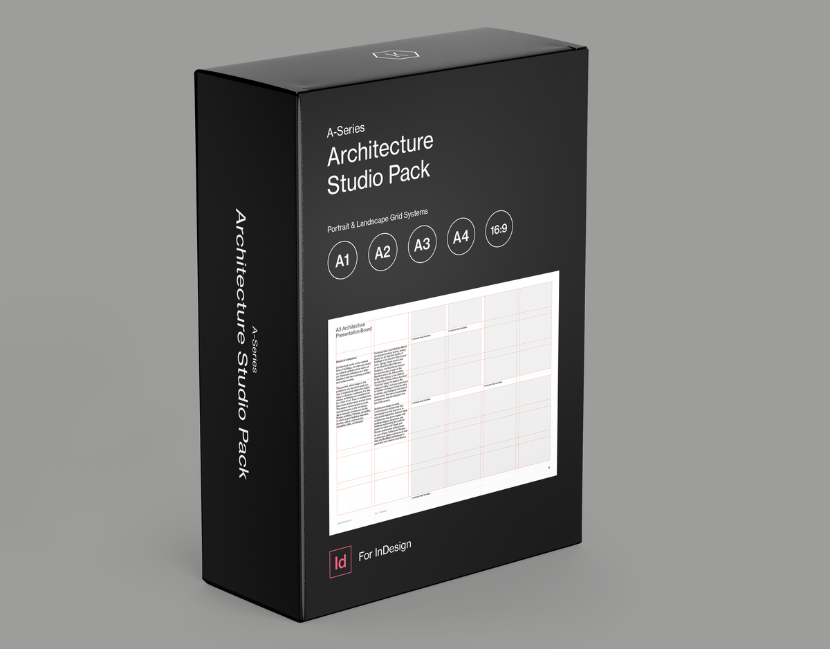 Architecture Presentation Board Pack for InDesign