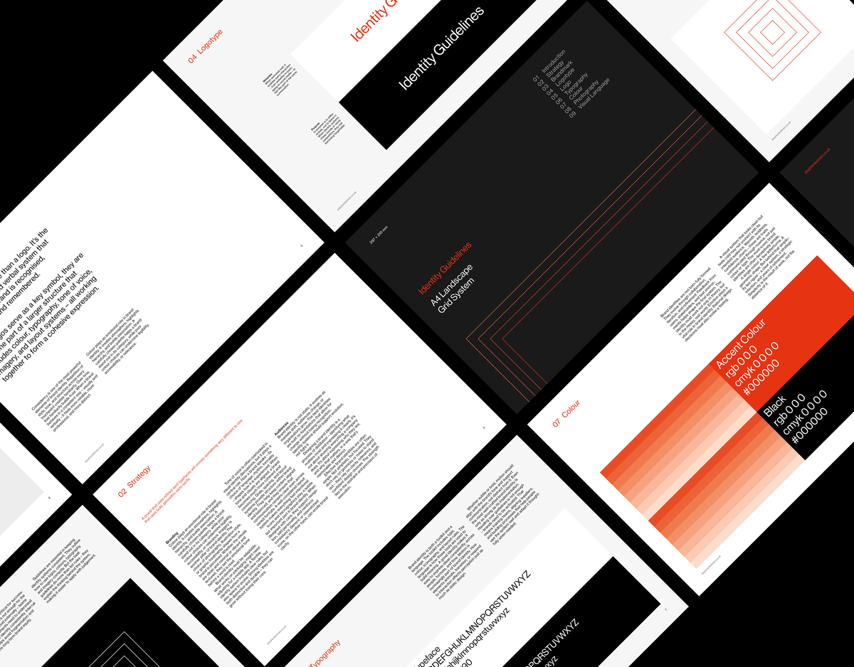 Brand Guidelines for InDesign | A4 Landscape