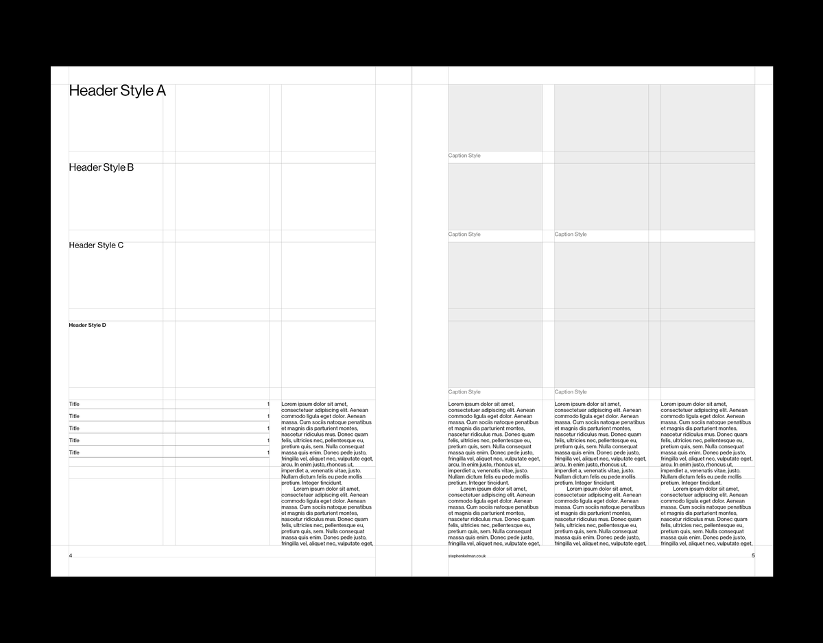 A4 Grid System for InDesign