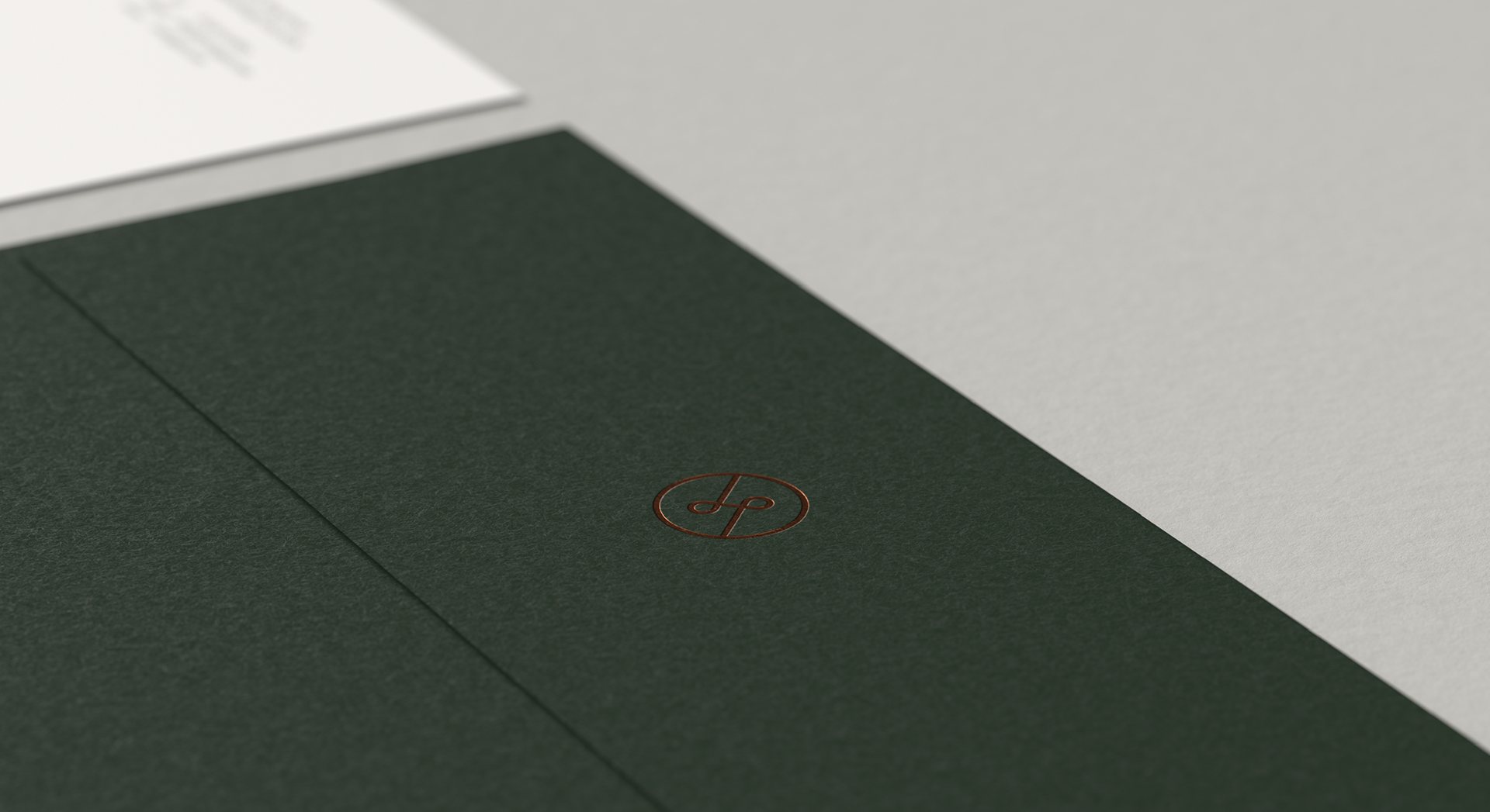 Invergair envelope with copper roundel