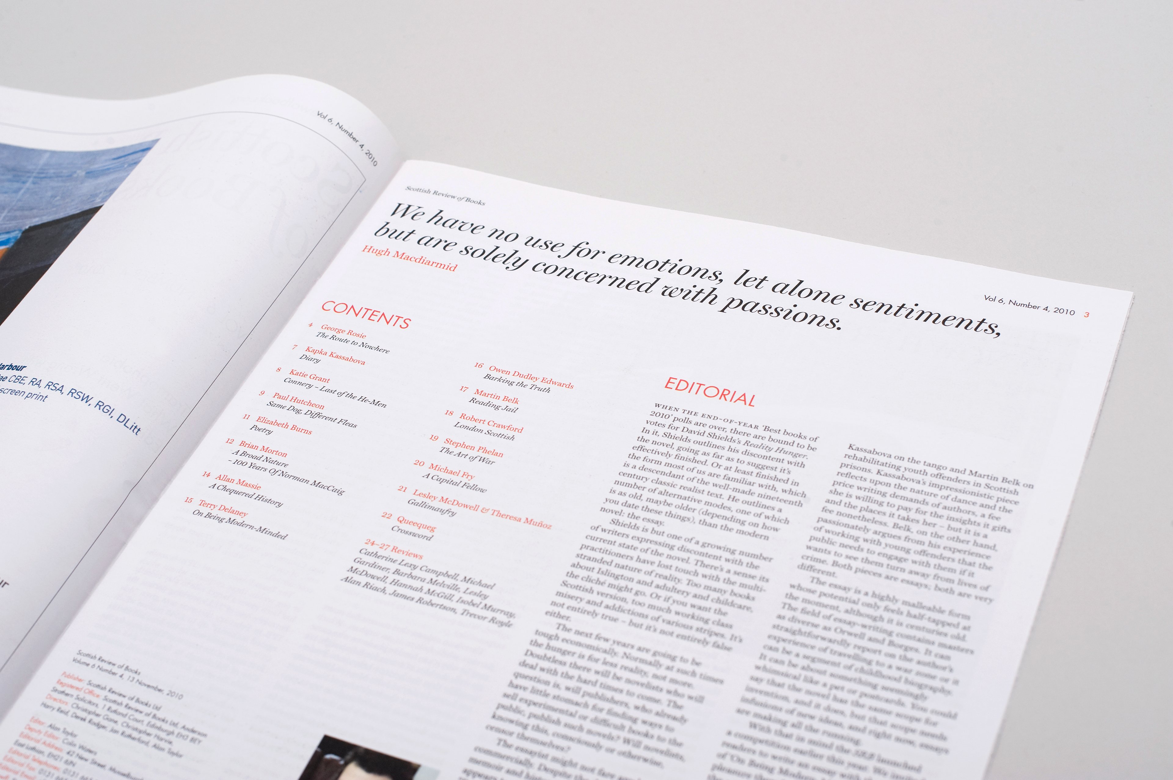 Scottish Review of Books inside cover