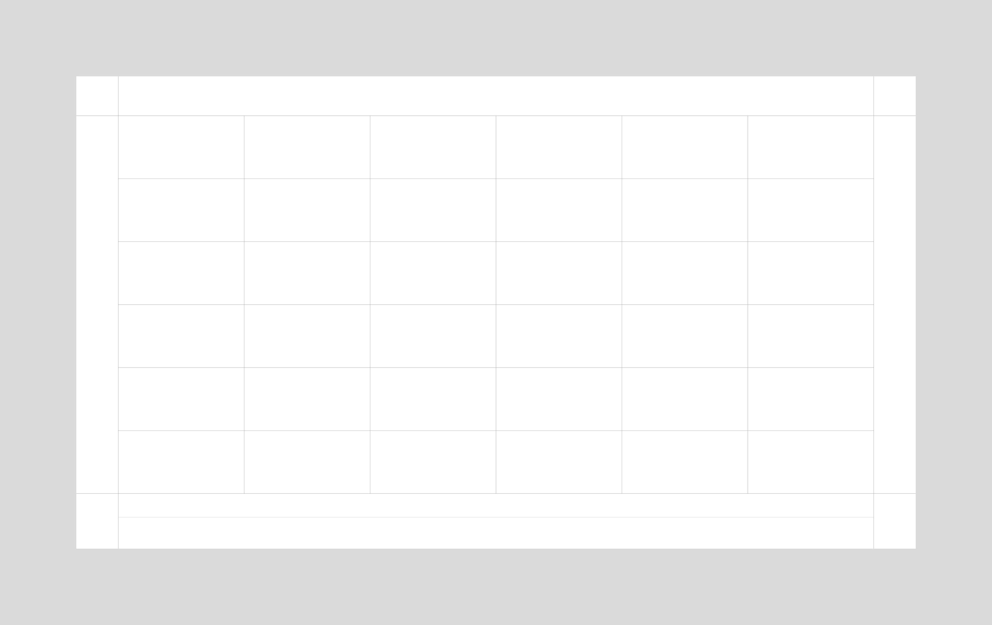Modular grid for a 16:9 digital presentation InDesign template