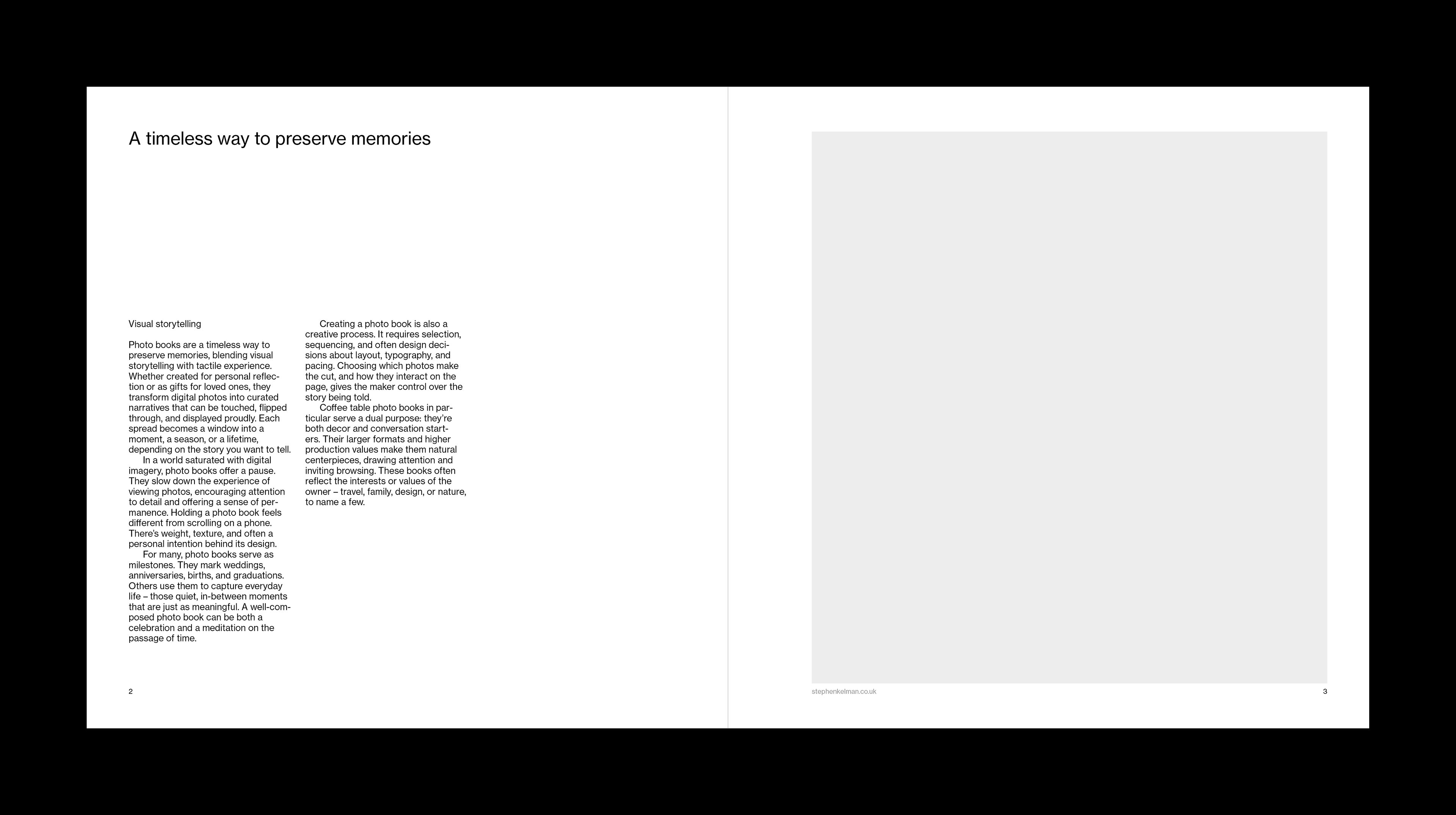Square Photobook Grid System for InDesign | Sans