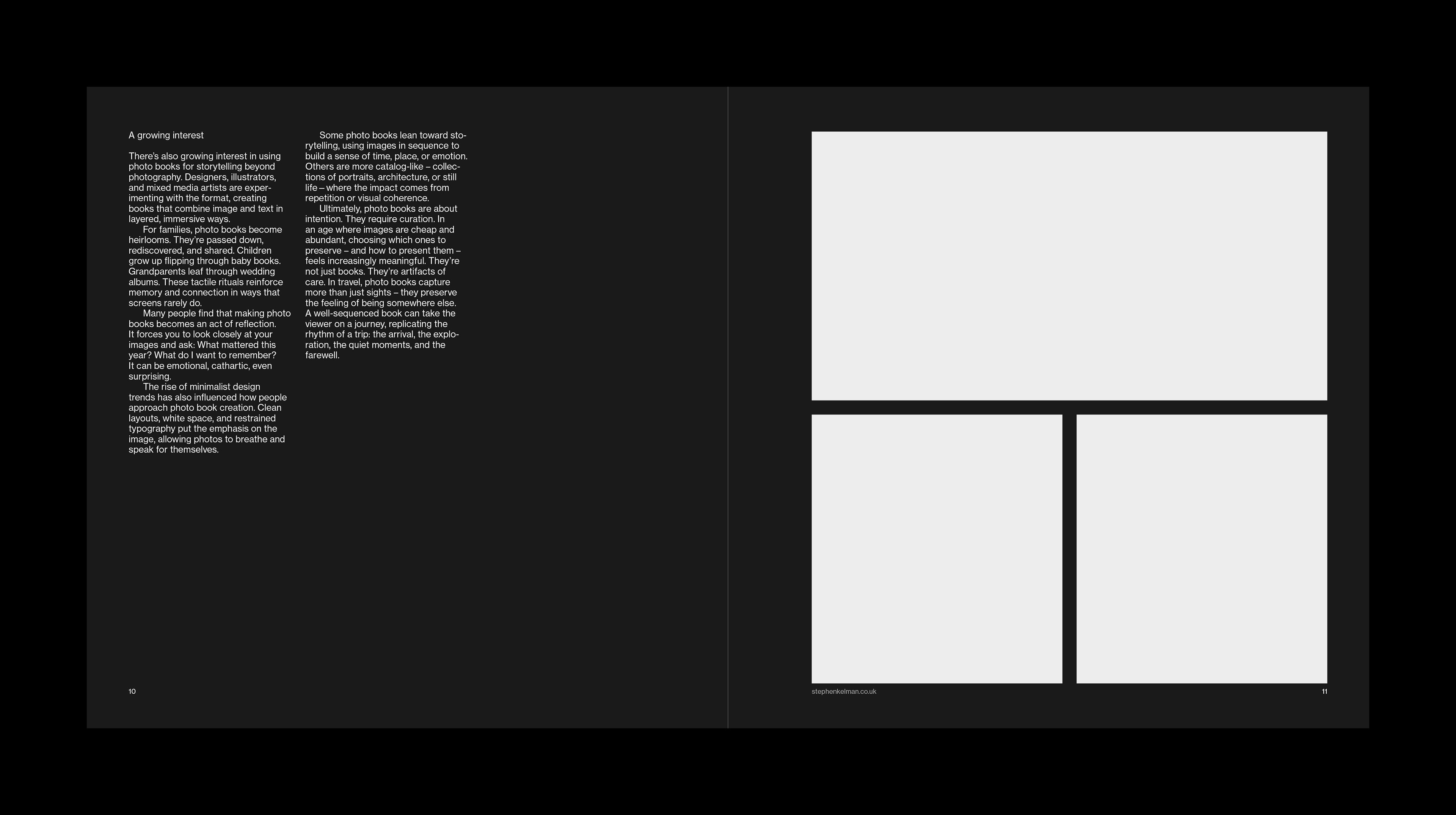 Square Photobook Grid System for InDesign | Sans
