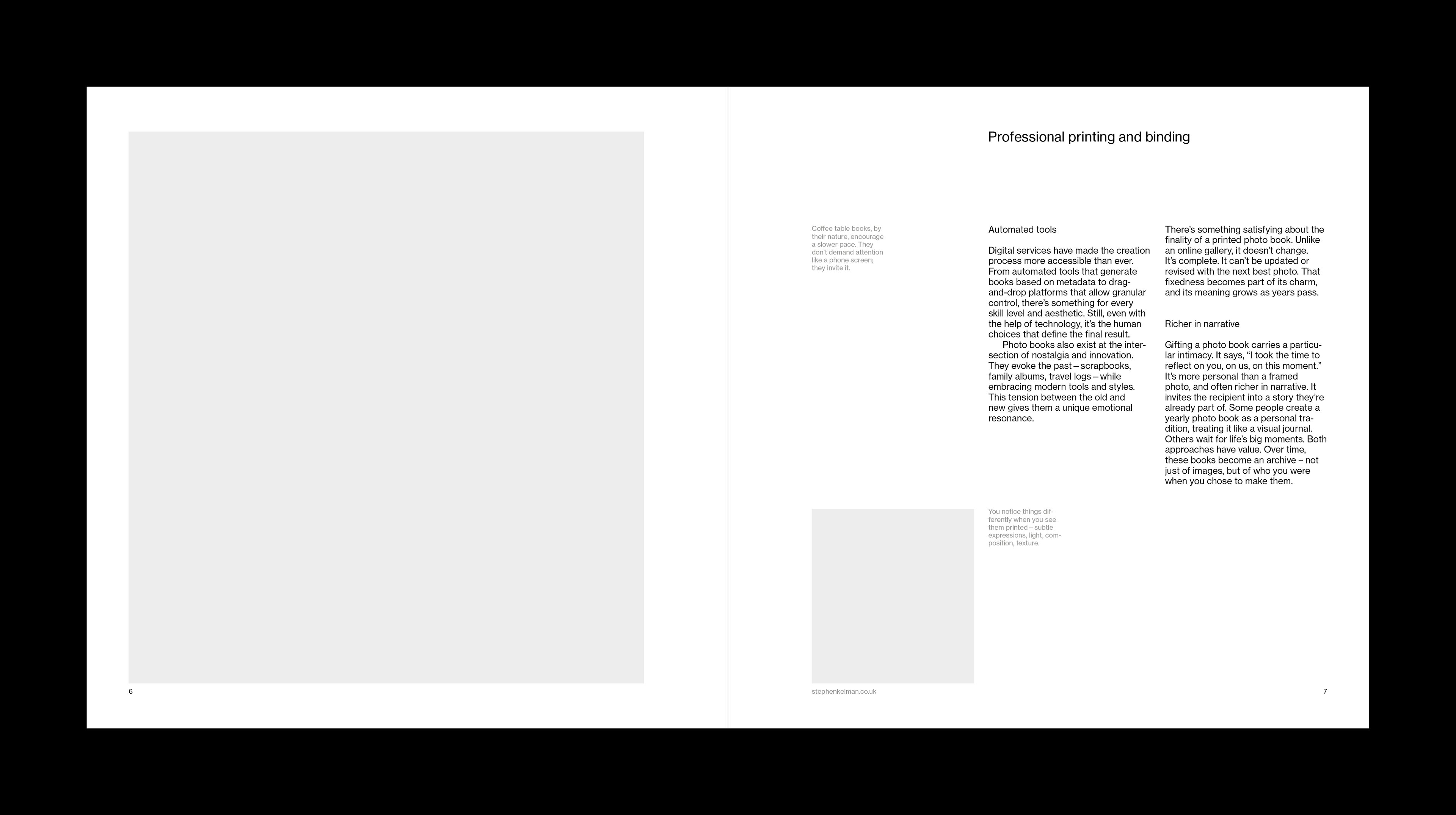 Square Photobook Grid System for InDesign | Sans