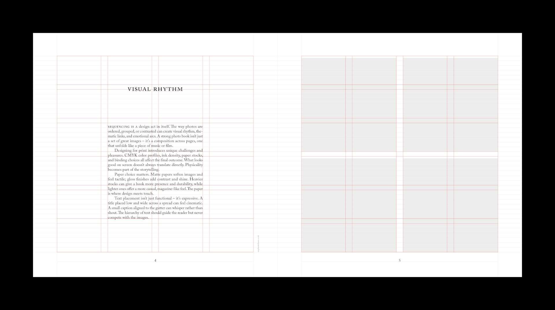 Square Photobook Grid System for InDesign | Serif