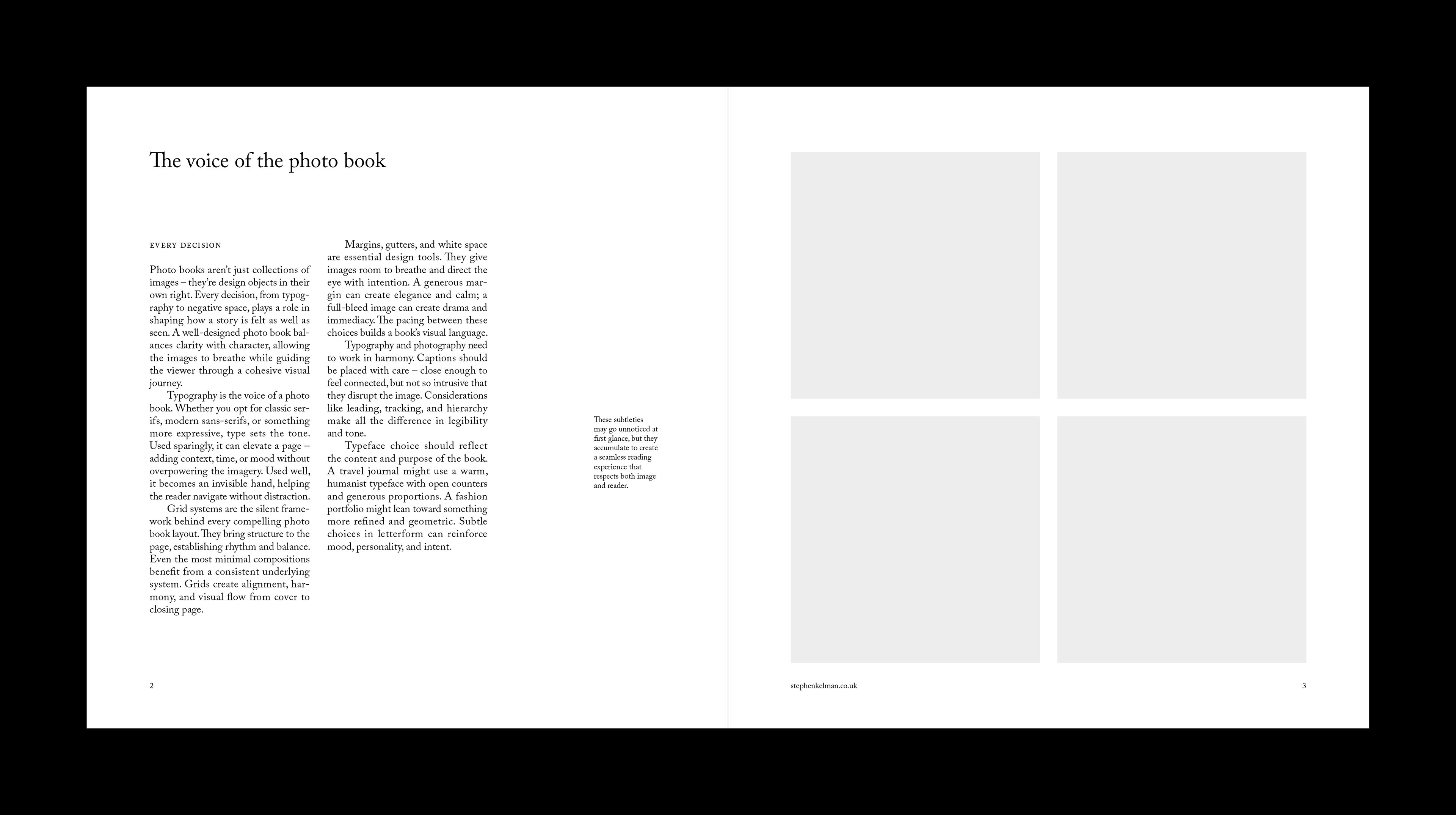 Square Photobook Grid System for InDesign | Serif