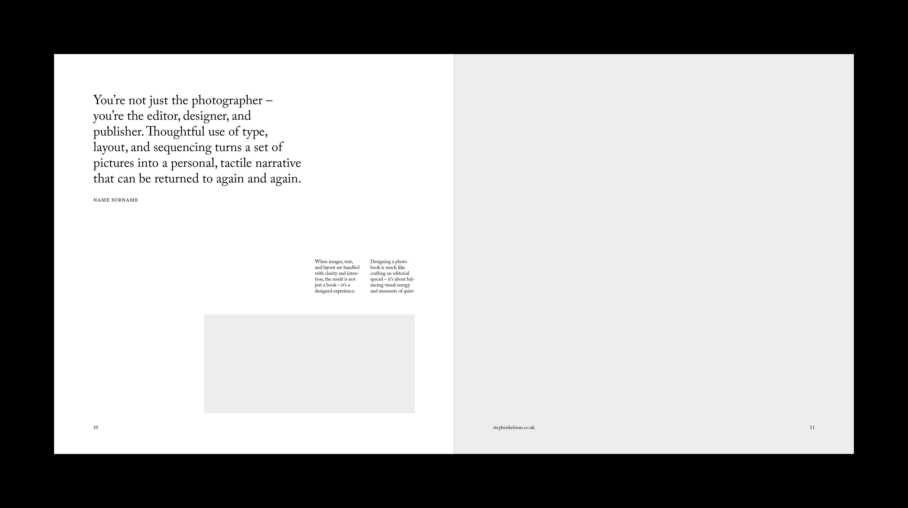 Square Photobook Grid System for InDesign | Serif