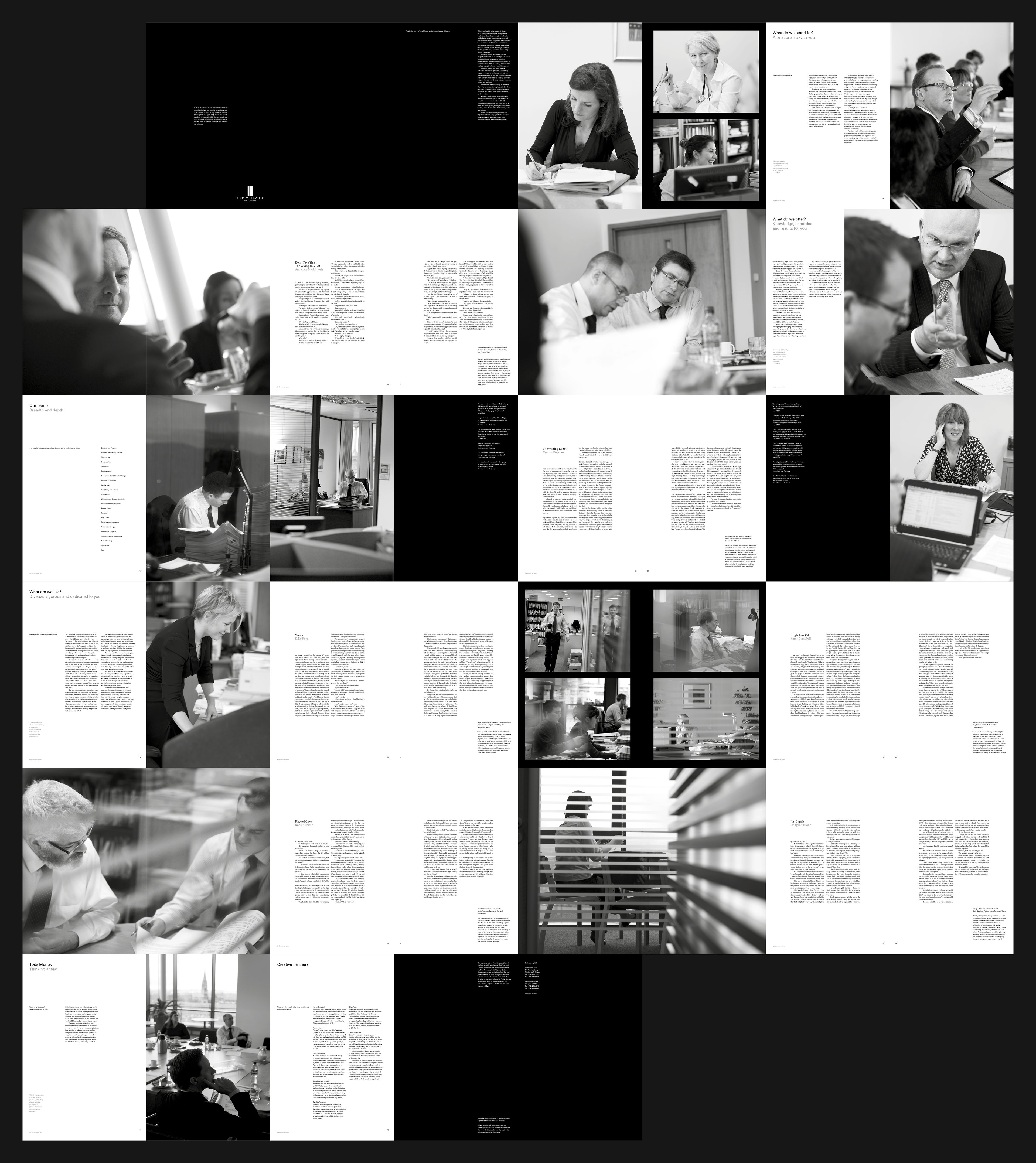 Tods Murray Solicitors Brochure Spreads