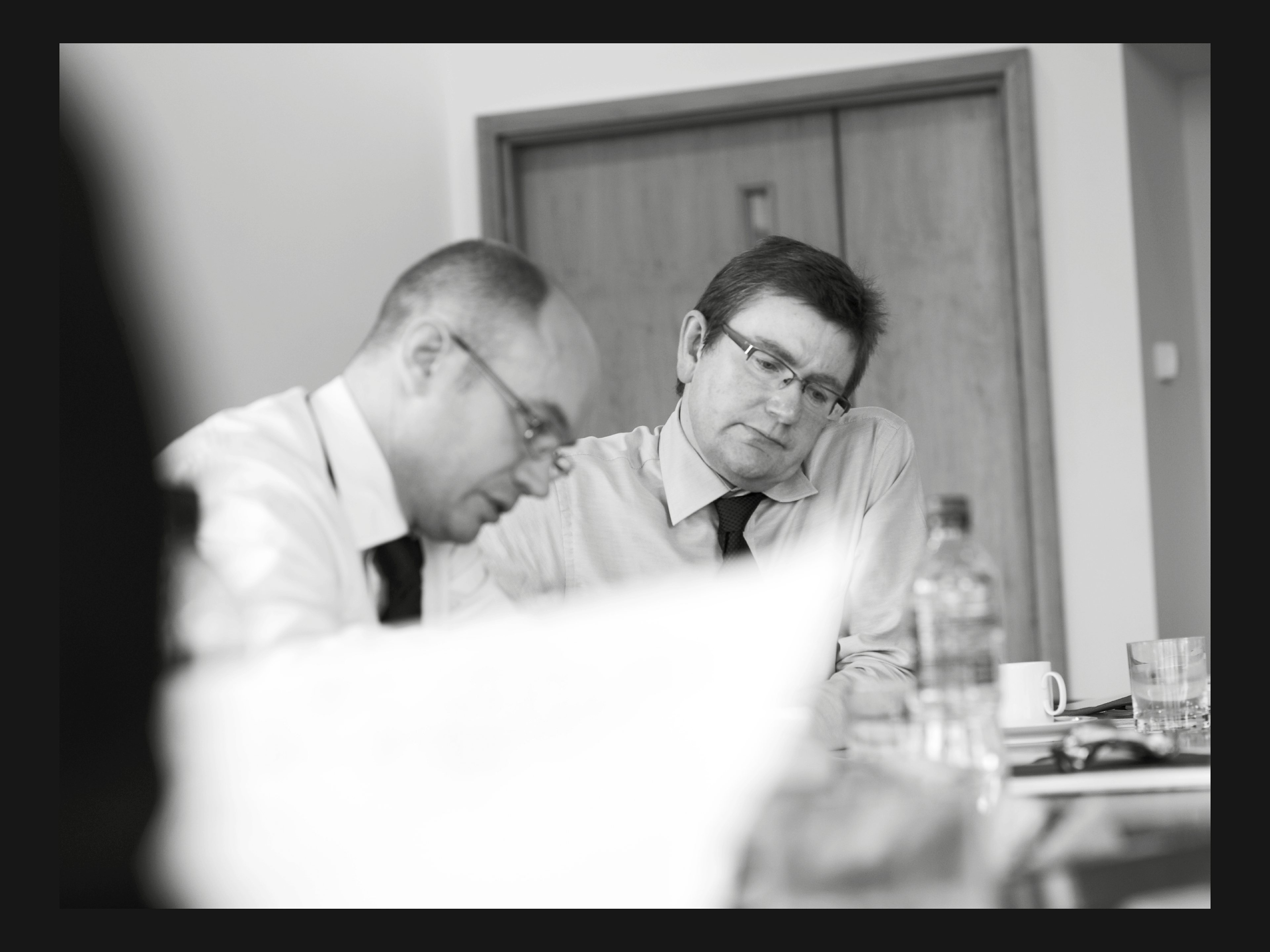 Two solicitors in conversation