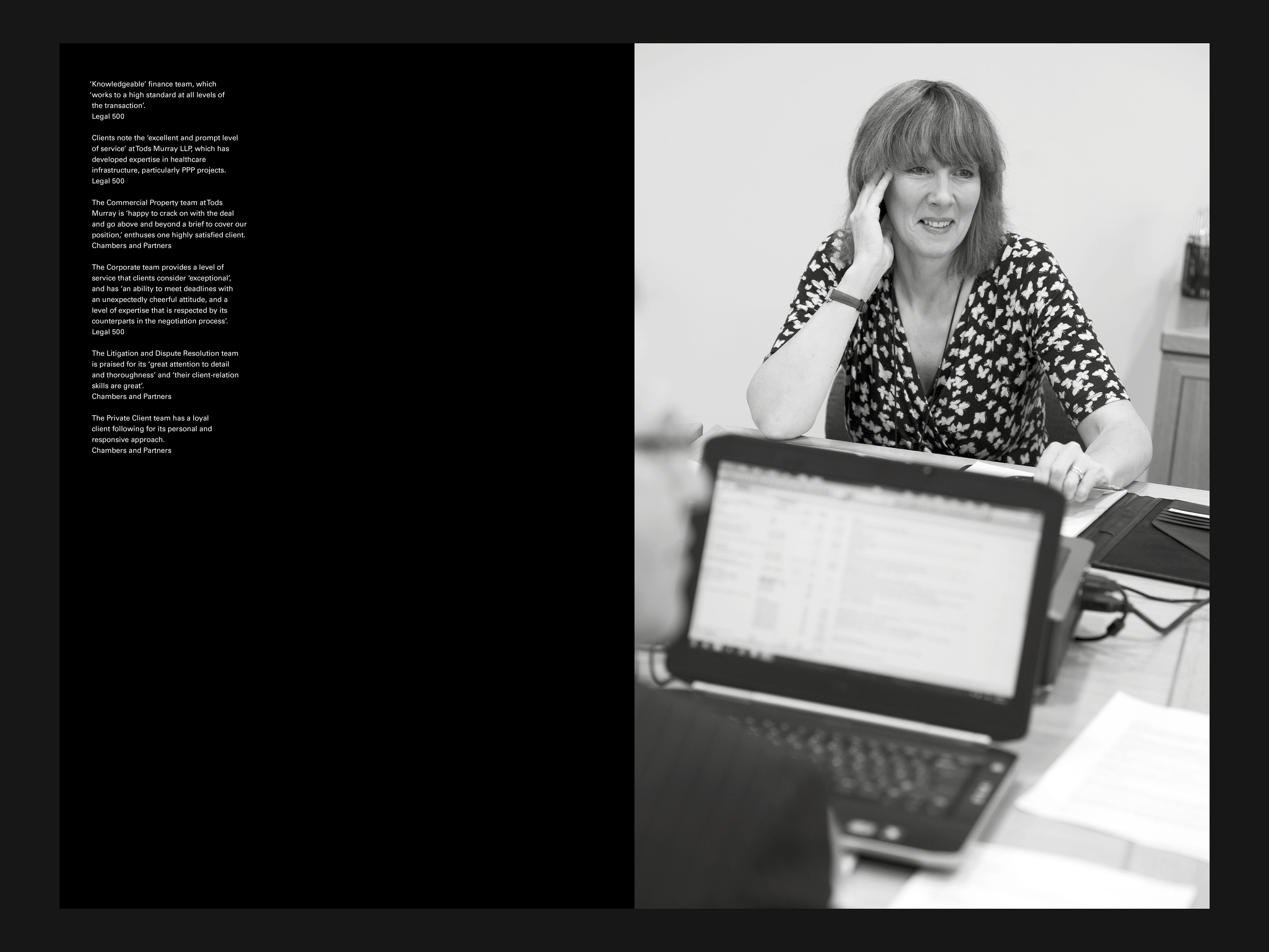 Female lawyer at work